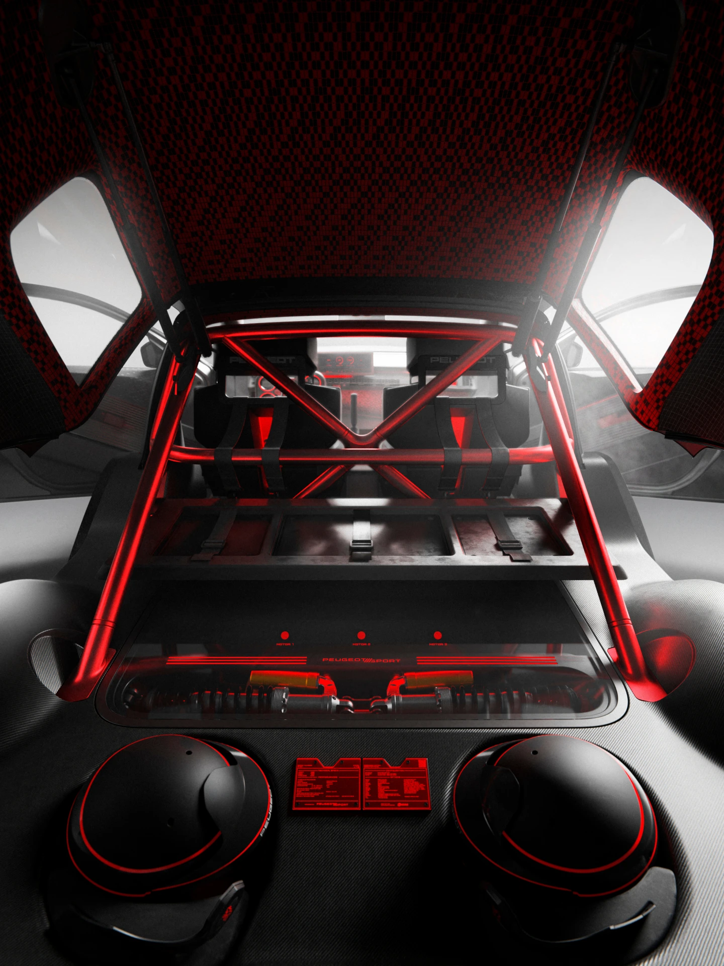 Peugeot E-T16 Concept, abertura traseira