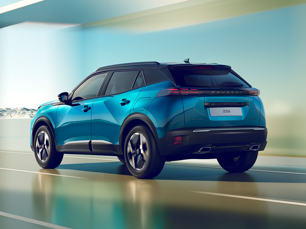 Novo PEUGEOT 2008 Hybrid vista traseira