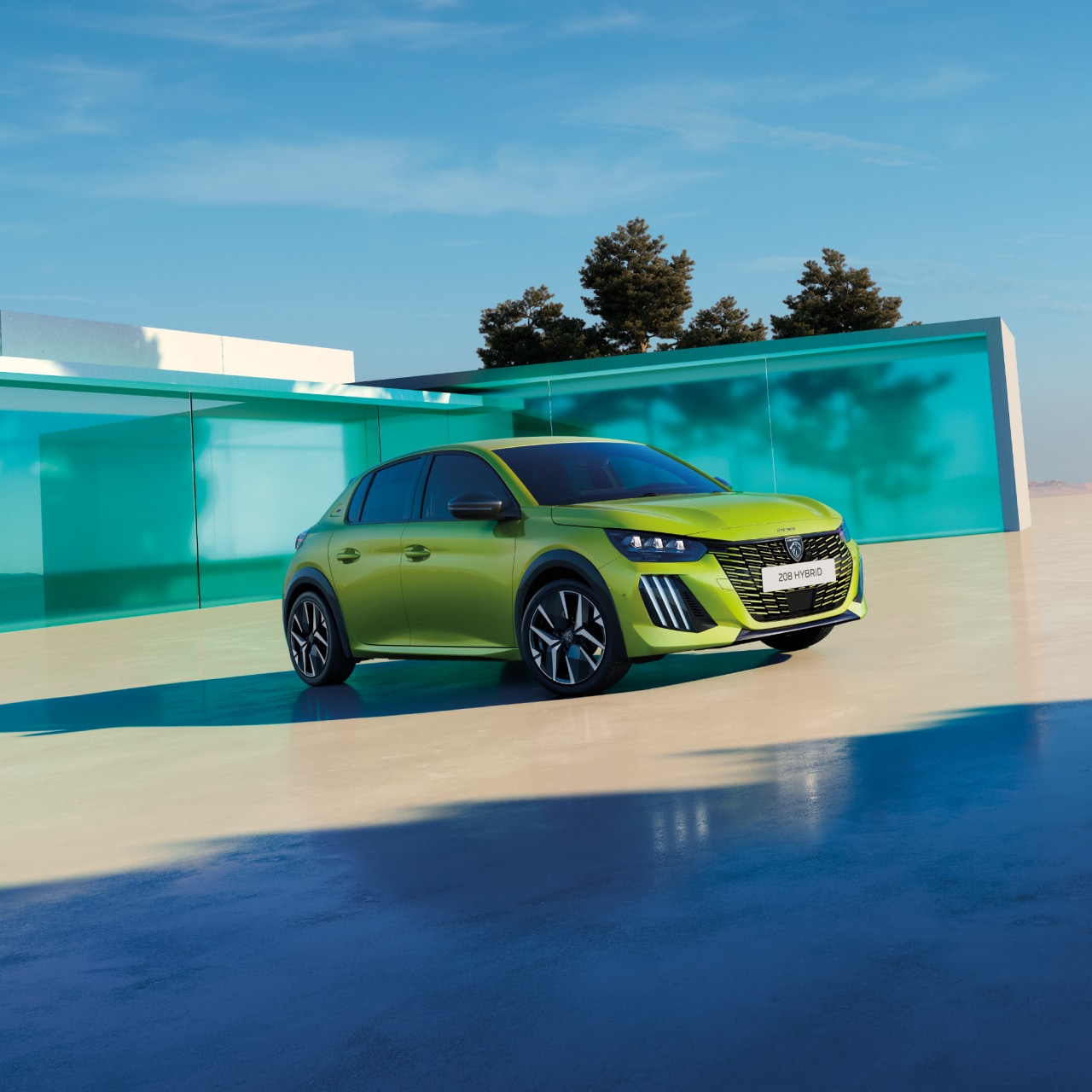 Dianteira do PEUGEOT 208