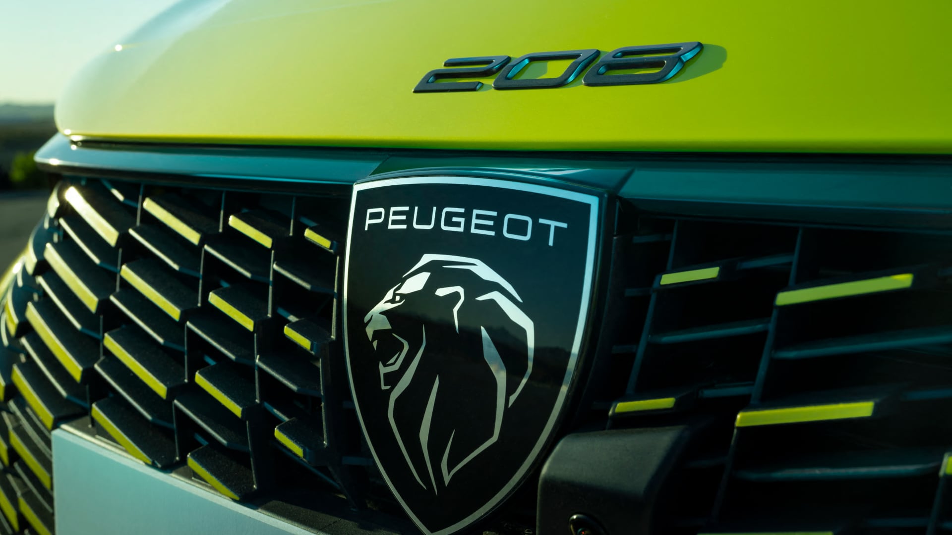 Dianteira do PEUGEOT 208