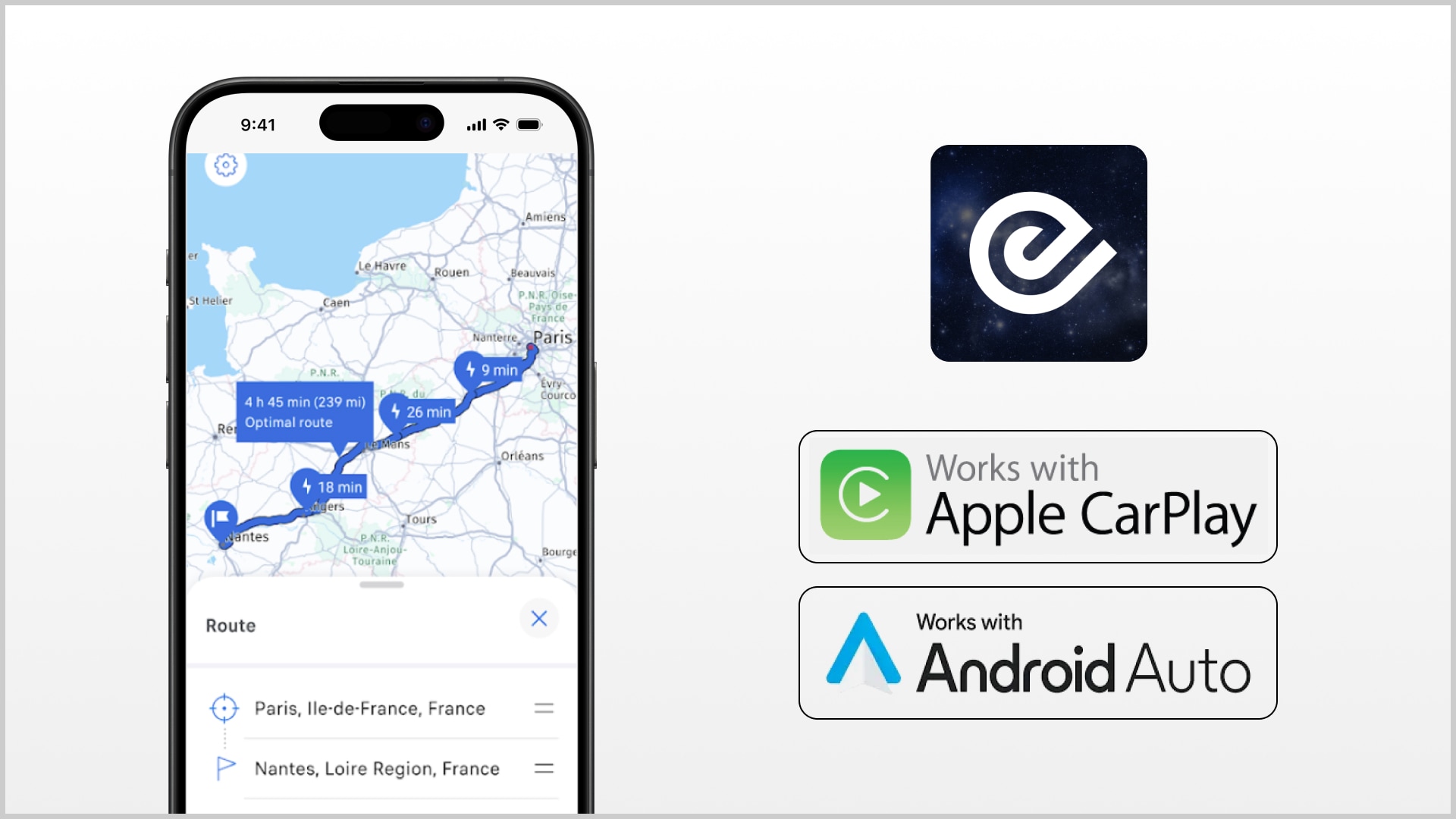 New PEUGEOT E‑208 GTi, e-ROUTES app