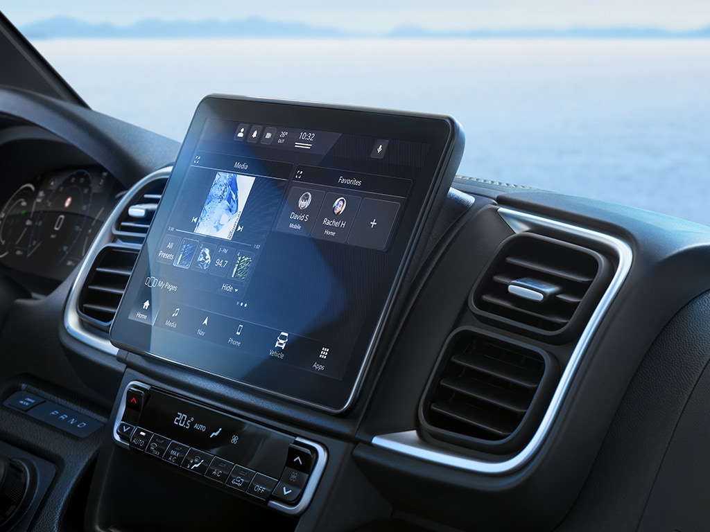 New PEUGEOT E-BOXER 10-inch touchscreen