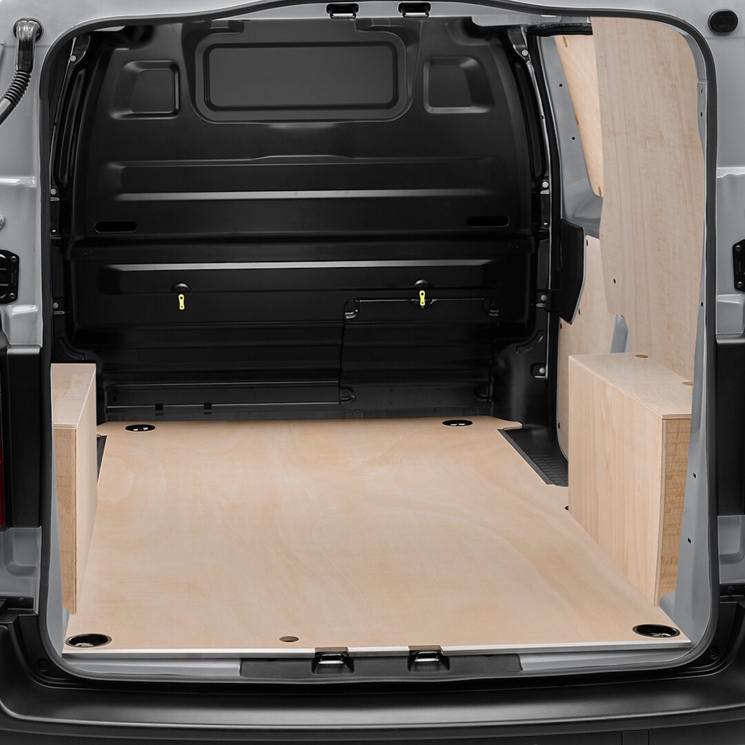 PEUGEOT E-Expert wooden cargo area fittings