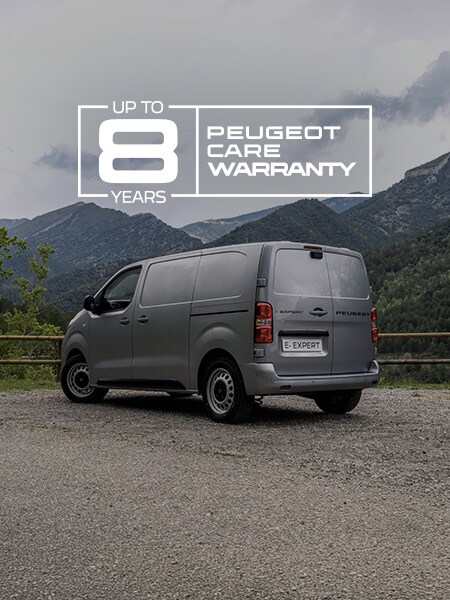 PEUGEOT E-Expert and PEUGEOT CARE logo