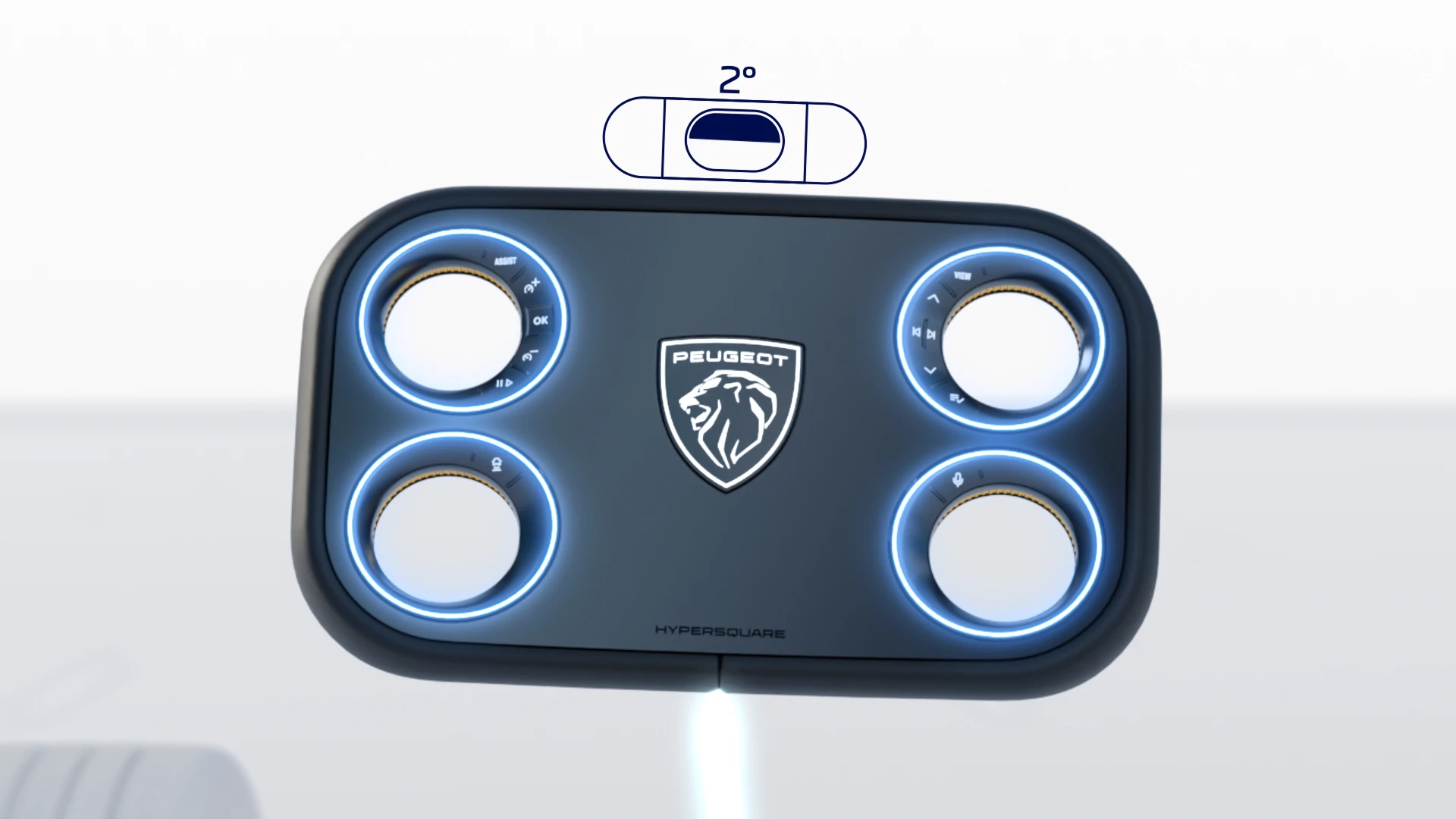 Peugeot Hypersquare®, experiência de condução precisa