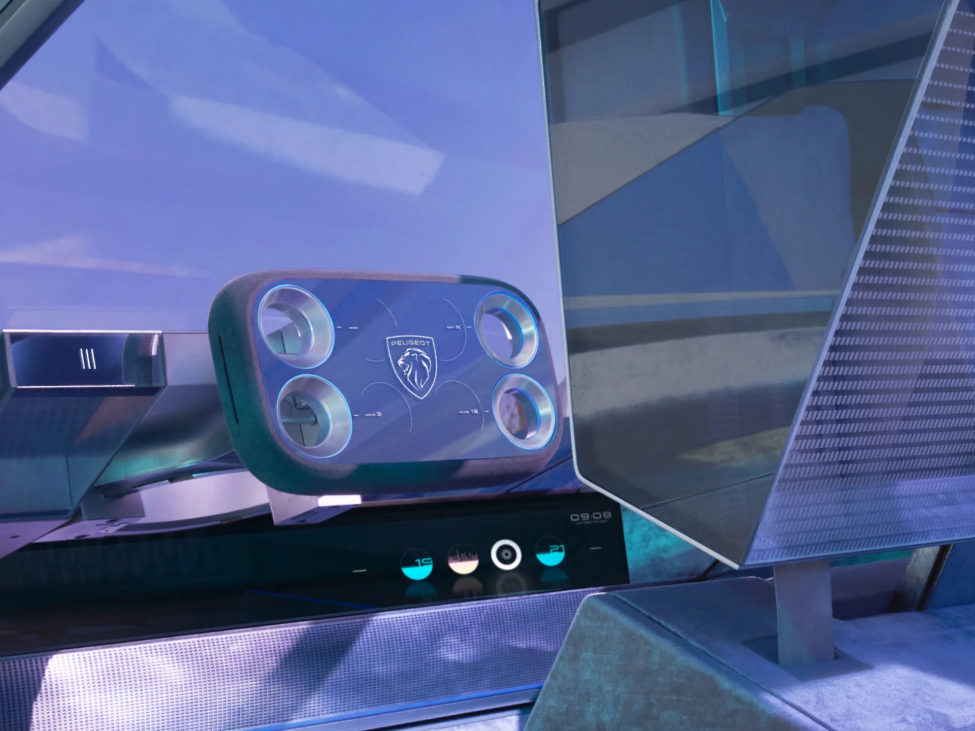 Peugeot Inception concept com Hypersquare®